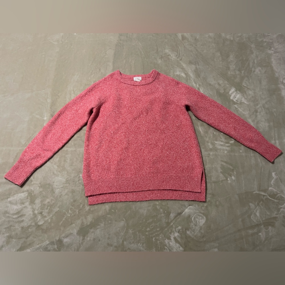Caslon Women's Pink Crew Neck Sweater